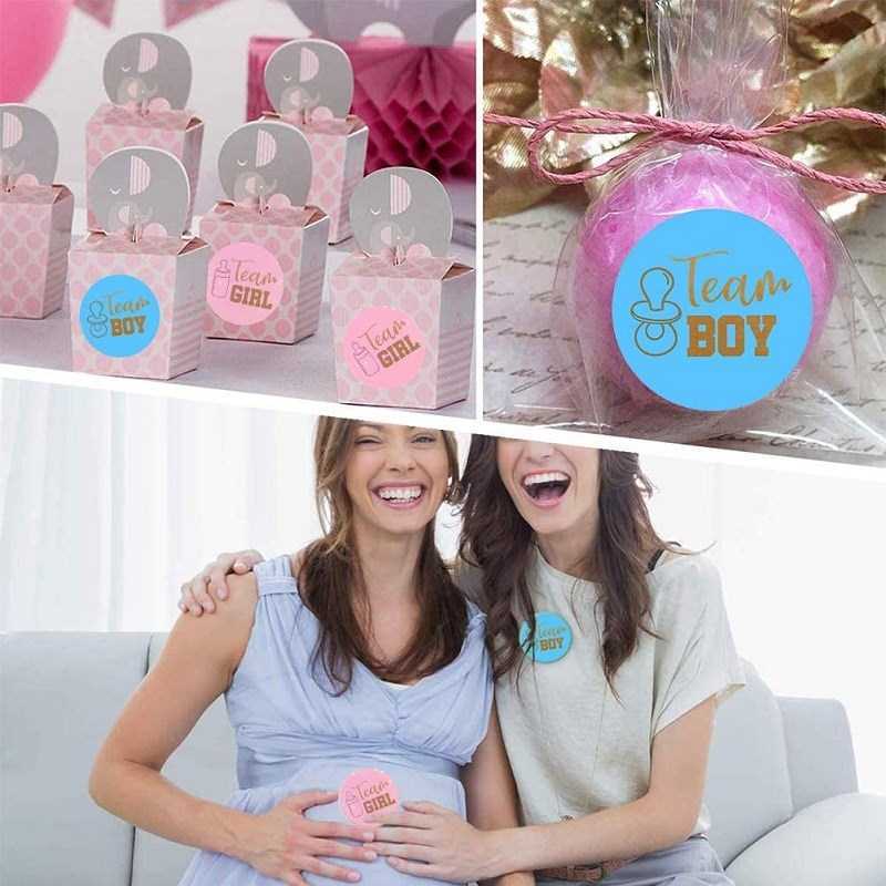 72 pcs Gender Reveal Party Decorations Boy or Girl 36&qu