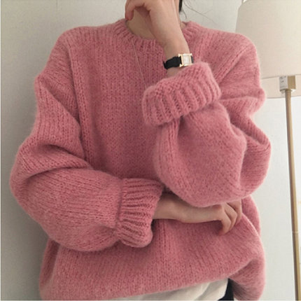 10 Colors Pink Women Sweater Womens Winter Sweaters Pullover