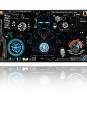 70X40cm American Hot Films mouse pad Iron Man A design chart