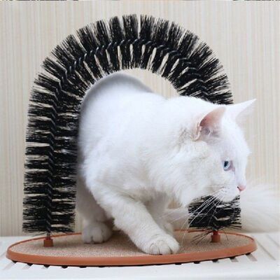 Comfortable Arch Cats Massager Pet Cat Itching Grooming