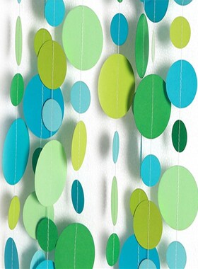 Banner Baby Ring-Paper-Garland Plant-String Diy-Decoration S