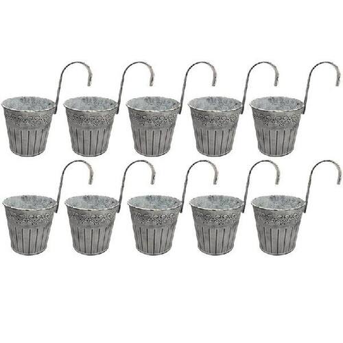 Hanging Flower Pots, Balcony Planters Railing Hanging,