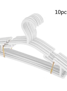 10 Pieces Plastic Hanger for Baby Clothes Non Slip Baby