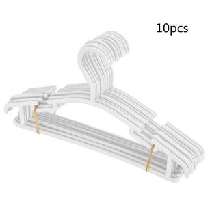 10 Pieces Plastic Hanger for Baby Clothes Non Slip Baby