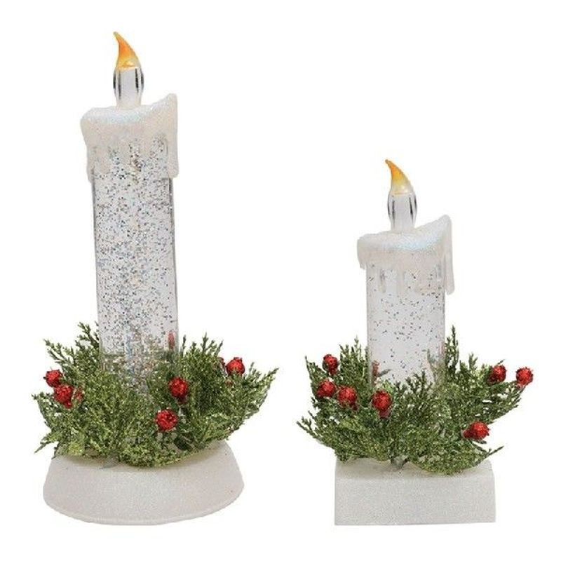 Christmas Electric Candle Light Desktop Decorative