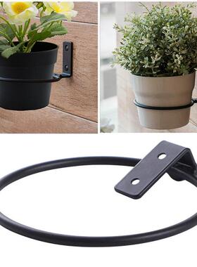 Flower Pot Hanging Storage Rack Flowerpot Ring Wall Mount