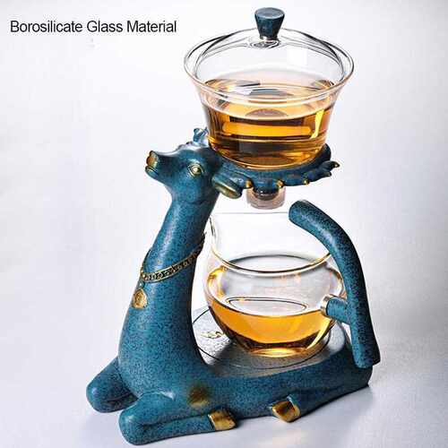 High Borosilicate Glass Teapot Turkish Drip Pot Infuser Tea
