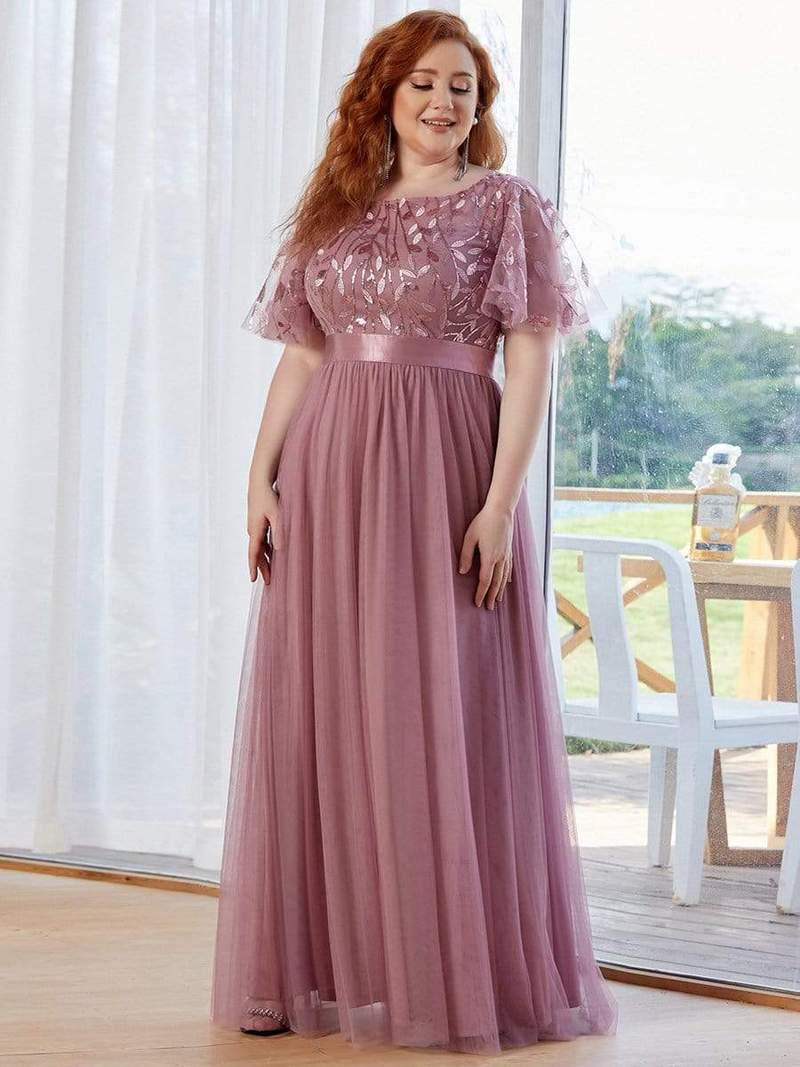 2022 NEW plus size dress  Robe De Soiree Sparkle Evening Dre