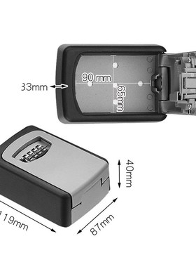 IMPORX Key Safe Box Weatherproof 4 Digit Combination Key Sto