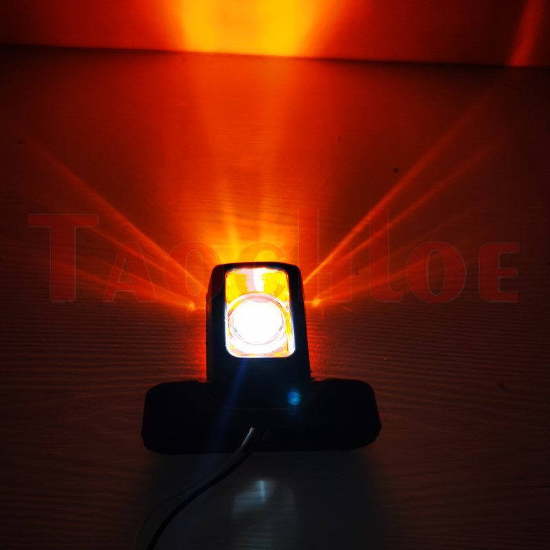 1 Pair Truck Parking Lights LED Red White Amber Position Mar