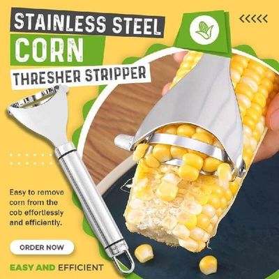 Stainless steel Corn Thresher Stripper corn planer artifact
