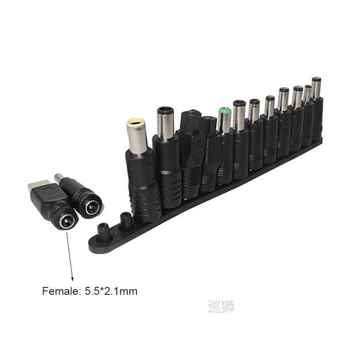 56 pcs/set Universal Plug 56pcs DC Power 5.5x2.1mm DC head J