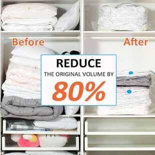 Home Vacuum Storage Organizer Bag for Cloth Bedding Compress