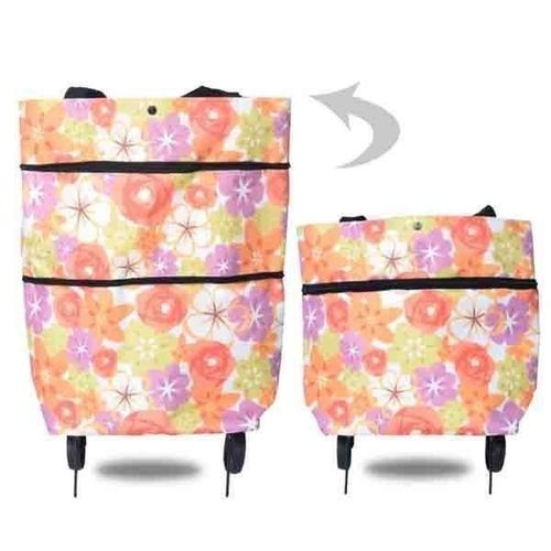 Folding Home Trolley Shopping Bag Wheels Reusable Portable E