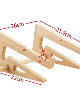 Wood Laptop Stand Holder Increased Height Storage stand for