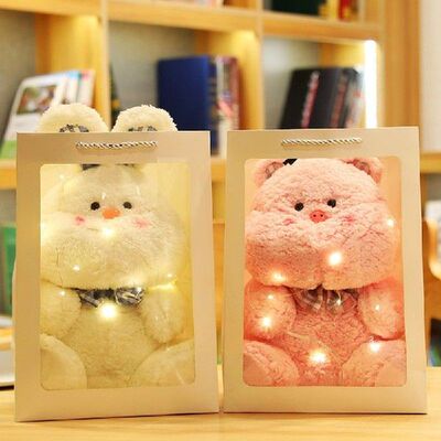 Soft Stuffed Animals Kids Long Ear Bunny Rabbit Sleeping