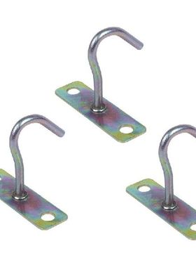 3X Fan Fixture Metal J Shaped Ceiling Mount Hook Hanger