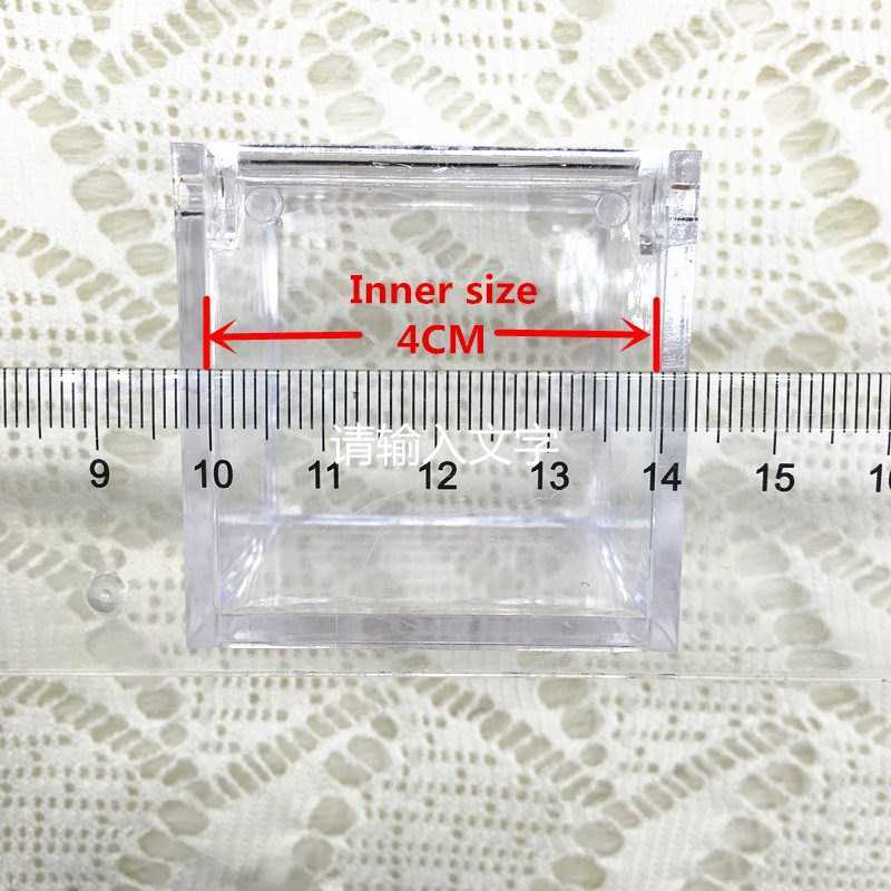 24pcs/lot Clear DIY Wedding Gift Box Baby Shower Favors Pers