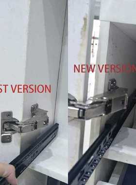 2pcs 175 Degree Hinges Frameless Cabinet Doors Hinges Concea