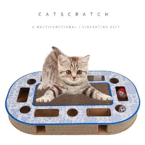 Interactive Cat Scratcher Toy Cat Kitten Scratch Corrugated