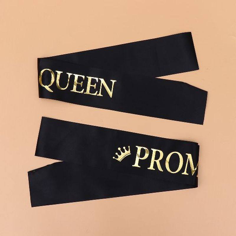 prom sashes queen king graduation decorations school