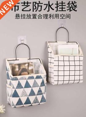 Fabric Storage Bag WallMounted Hangable Dormitory Wall