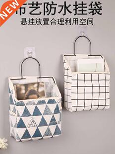 Fabric Storage Bag WallMounted Hangable Dormitory Wall