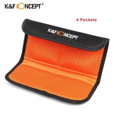 Camera Lens Filter Holder Pouch 3/4/6 Pockets Filter Wallet