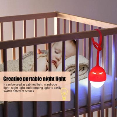 1pcs Bedroom Decor Night Lights silicone bedside closet