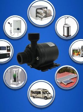 DC Brushless Motor High Flows Portable Cool Hot Water