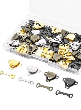 60 Pairs Skirt Hooks And Eyes Sewing Hook Eye Closures For