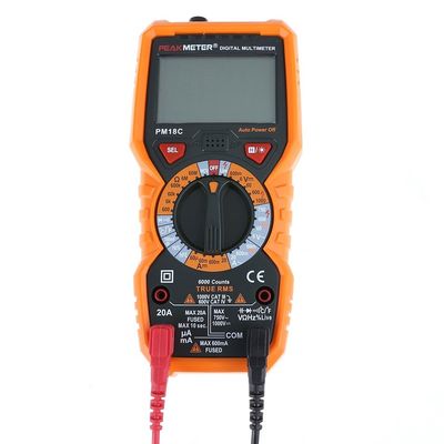 PM18C Digital Multimeter Voltmeter Ammeter AC/DC Volt Cur Fr