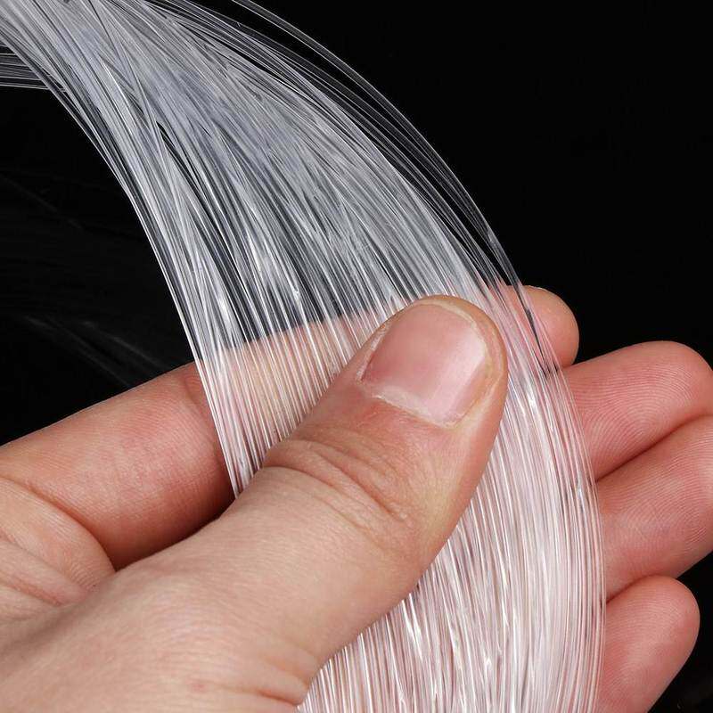 1Pc Plastic Fiber Optic Cable End Glow 50mx0.75mm/1.0mm PMMA