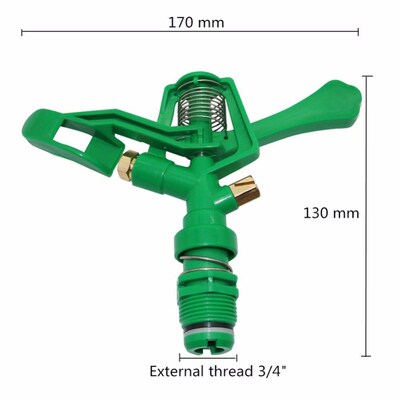 Agriculture Rocker nozzle with 3/4'' Male Thread Gar