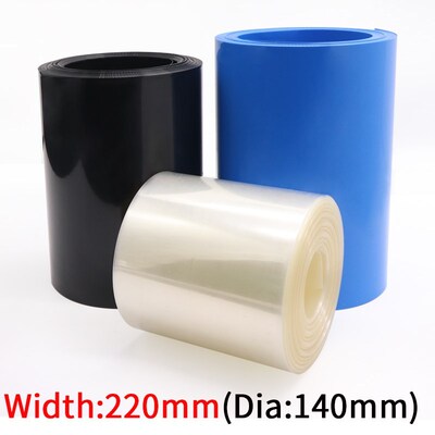 Dia 140mm PVC Heat Shrink Tube Width 220mm Lithium Battery