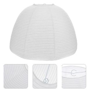 Lantern Table Paper White Lamp Cover Light Shade Lampshade