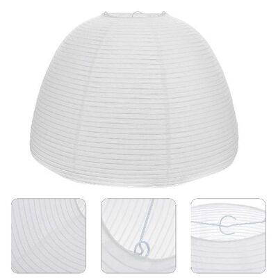 Lamp Paper Shade Lantern Light Lampshade Cover White Table