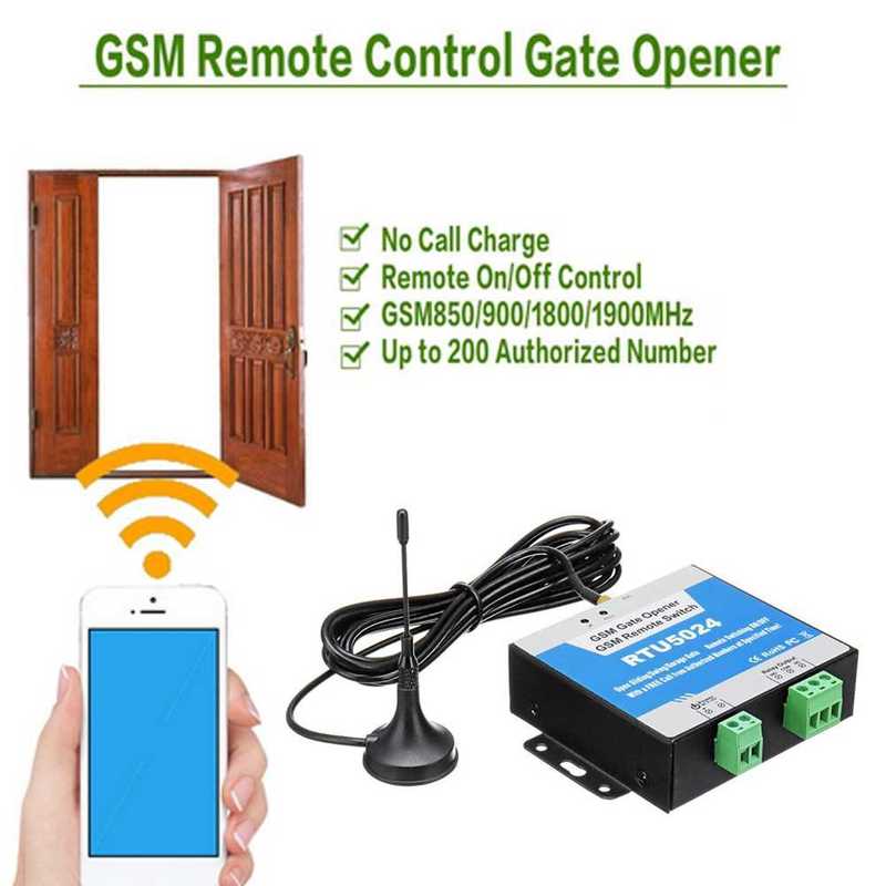 Safety RTU5024 GSM Gate Relay Switch 850/900/1800/1900MHz R