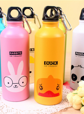 500ml Cute Water Bolttle Lovely Animals Outdoor Portable