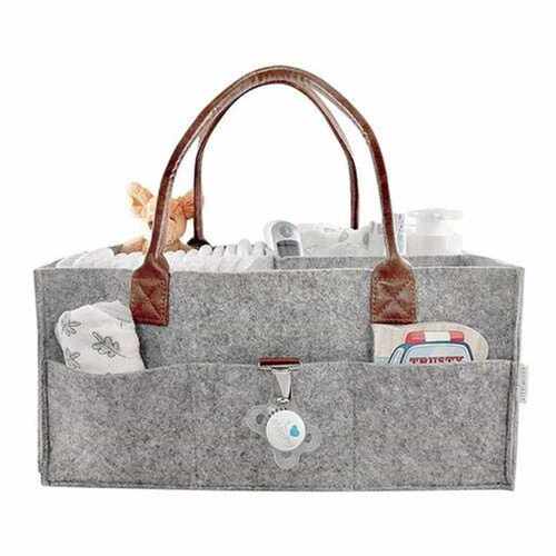 Felt cloth Storage BagFoldable Baby Large Size Diaper Caddy