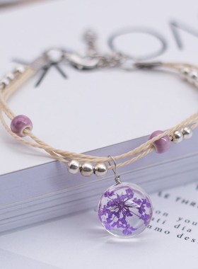 Specimens of girl's best friend friendship bracelet