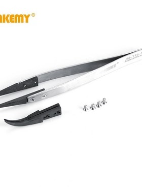 JAKEMY pinzas de precision Replaceable Anti-Static Stainless