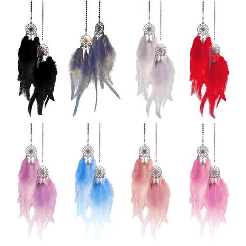 Car Pendant Wind Chimes Mini Dream CatcherFeather