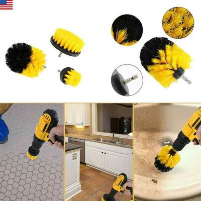 3pcs Power Scrubber Brush Electric Drill Cleaning Brush Too