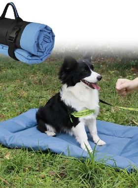 Outdoor Camping Dog Mat Foldable Pet Pad Oxford Cloth Puppy