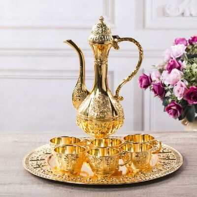 Europe Gold plated Wine set barware set weinfass for