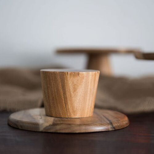 High Stand Wooden Cake Plate Creative Food Serving Trays Mul
