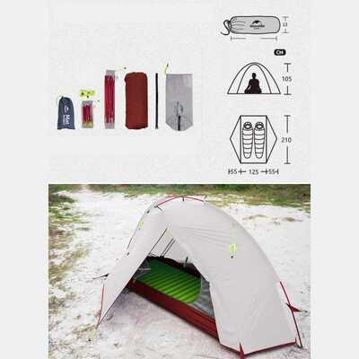 2021 New Tagar Single Pole 2 Person Tent 20D Nylon Outdoor W