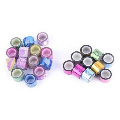 10pcs DIY Scrapbooking Decorative Color Adhesive Tape Maskin