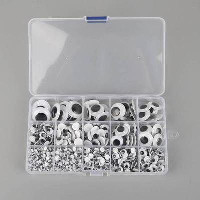 1000PCS Self-adhesive Mixed Size 4-24mm Eyes Dolls Googly